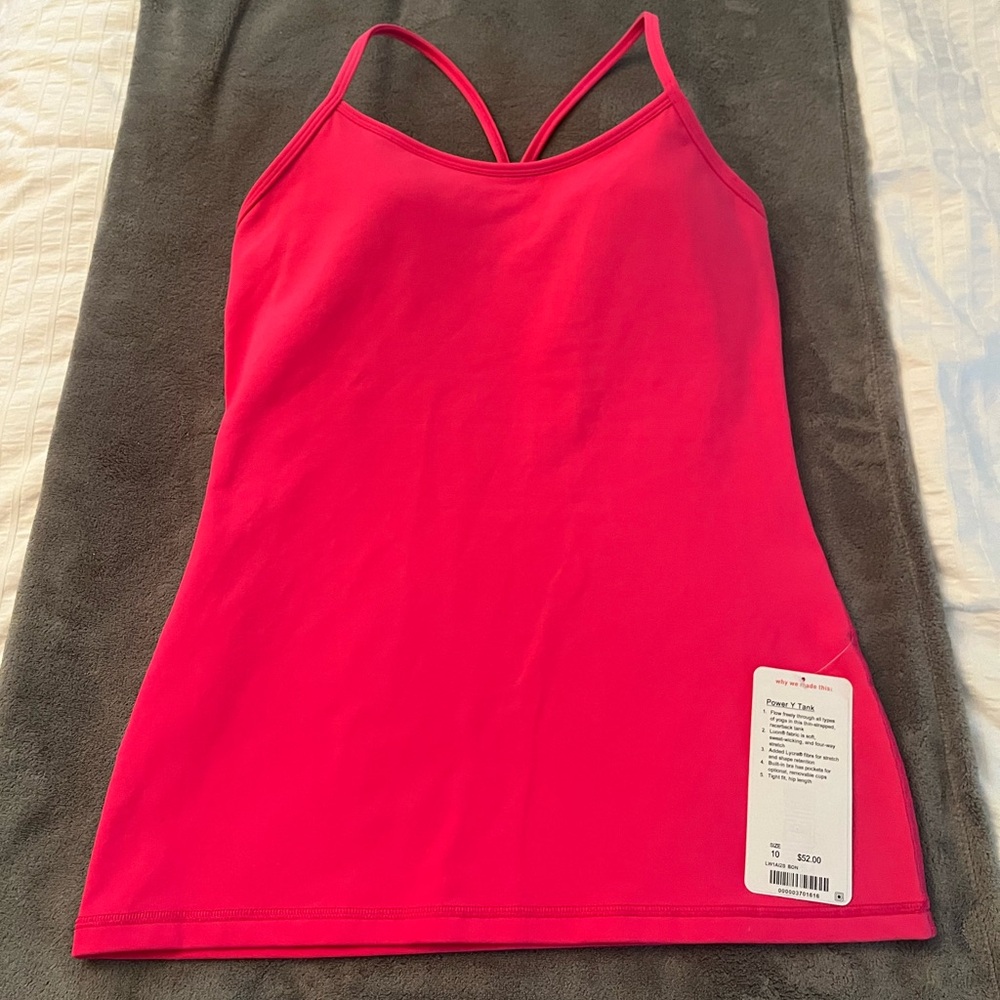 LuluLemon Power Y Tank